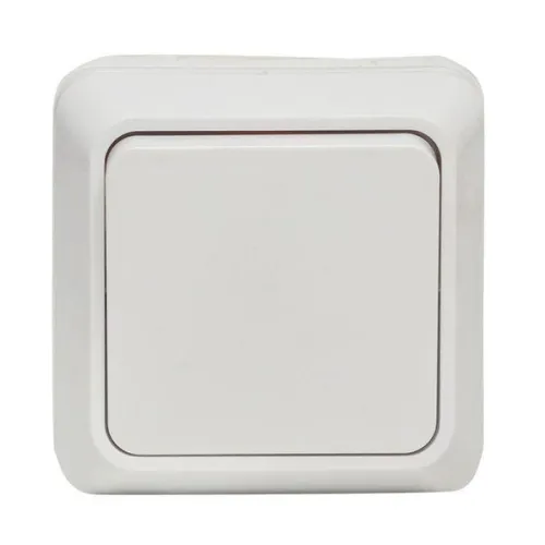 Выключатель 1-кл. ОП Рим 10А IP20 бел. EKF ENV10-021-10 фото 3