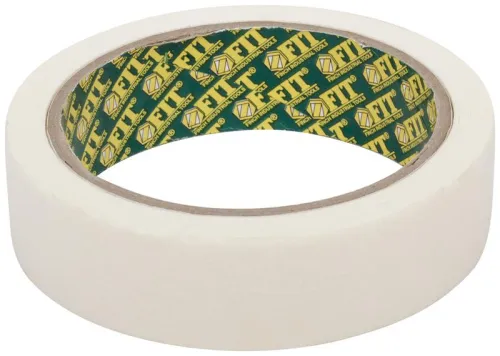 Лента малярная креппированная клейкая 25ммх20м FIT 11312