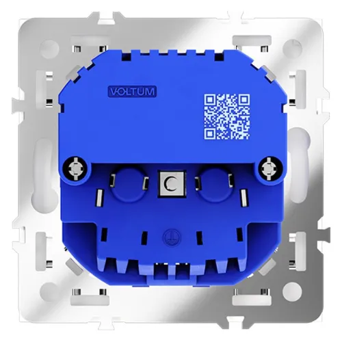 Розетка 1-м СП S70 16А с USB A+A с заземл. защ. шторки механизм бел. матов. Voltum VLS040402 фото 5