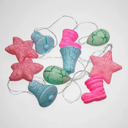 Гирлянда светодиодная "Новый год" 1.5м 10LED тепл. бел. 0.1Вт IP20 провод ПВХ прозр. элементы питания 2хAA (не в компл.) Neon-Night 303-081 фото 9