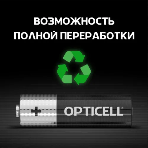 Элемент питания алкалиновый AA/LR6 (блист. 4шт) Basic Opticell 5051001 фото 6