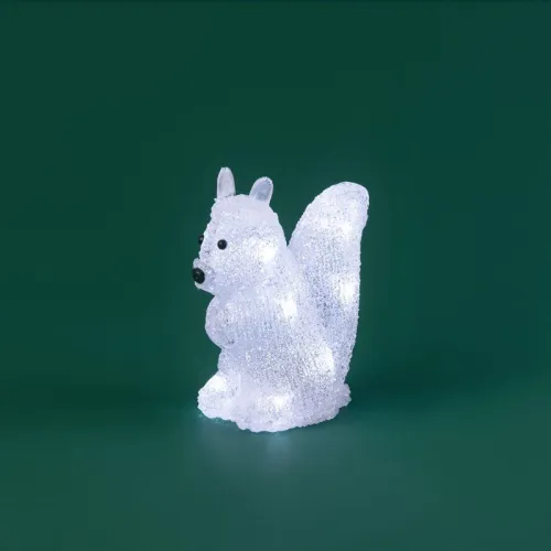 Фигура светодиодная акриловая "Белка" 17.5х12х18см 12LED 0.5Вт 4.5В IP20 элементы питания 3хAAA (не в компл.) Neon-Night 513-341 фото 9