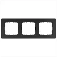 Рамка 3-м G-Flex антрацит Jasmart G1103B