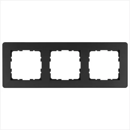 Рамка 3-м G-Flex антрацит Jasmart G1103B