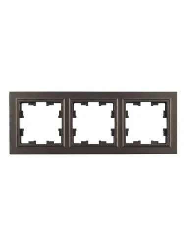 Рамка 3-м BRITE РУ-3-БрТБ бронза IEK BR-M32-K45 фото 3