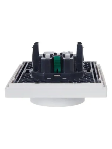 Розетка 2-м СП FORTE&PIANO FP224 16А с заземл. без защ. шторок безвинт. крепл. бел. IEK FP-R21-16-1-K01 фото 5