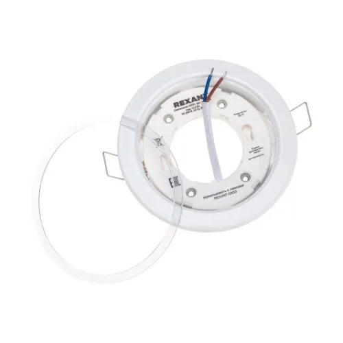 Светильник Series H4-PRO встраив. GX53 бел. с кольцом в компл. Rexant 608-004 фото 2