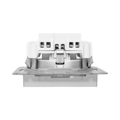 Розетка СП Эпика 16А с заземл. защ. шторки механизм алюм. EKF UP1-SOA-111 фото 2