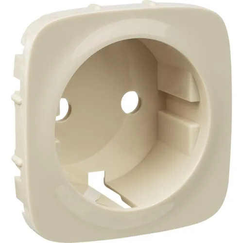 Панель лицевая Valena Allure для розетки 2К+З сл. кость Leg 755206 фото 4