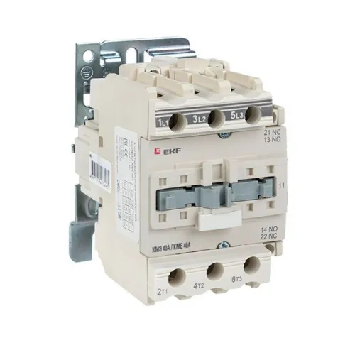 Контактор КМЭ-3 40А кат. 230В AC 1НО+1НЗ EKF ctr-s-40-220 фото 4