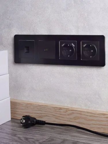 Розетка СП BRITE HDMI РHDMI-0-БрЧ механизм черн. IEK BR-H10-K02 фото 3