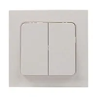 Выключатель 2-кл. Стокгольм 10А бел. PROxima EKF EXV10-023-10