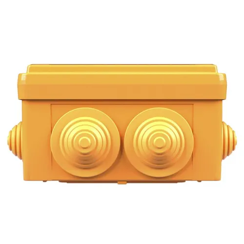 Коробка ответвительная FS 100х100х50мм IP55 4п 450В 6А 4кв.мм с кабельными вводами и клеммниками пластик. DKC FSB11404 фото 4