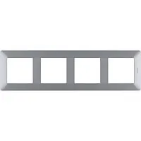 Рамка 4-м Valena Life универсальная алюм. Leg 754134