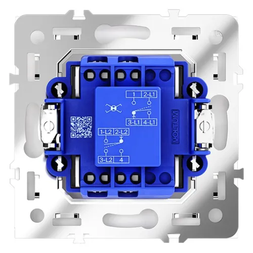 Переключатель перекрестный 1-кл. СП S70 механизм кашемир Voltum VLS010503 фото 4