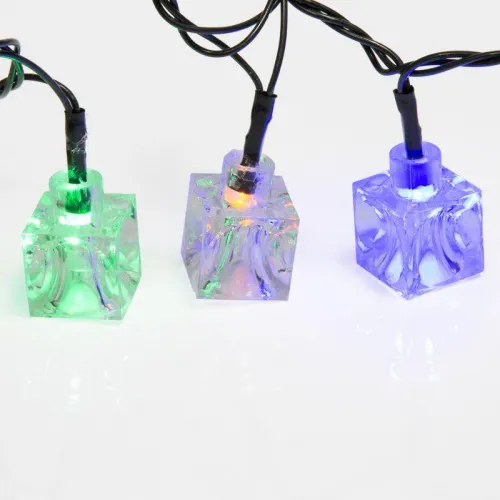 Гирлянда светодиодная "Кубики" 2.8м 20LED мультиколор 2Вт IP20 с контроллером 8 режимов Neon-Night 303-061 фото 5