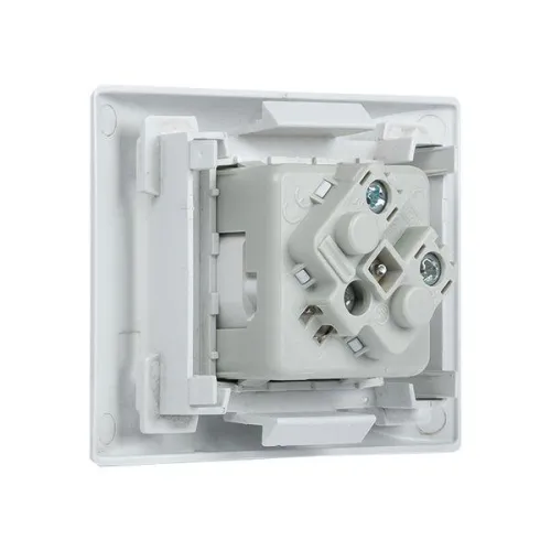 Розетка 45х45 PRO 45град. с заземл. белая EKF E6MR16-028-10-45 фото 4