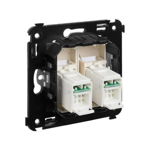 Розетка компьютерная 2-м СП Avanti "Ванильная дымка" RJ45 кат.6 DKC 4405294 фото 4