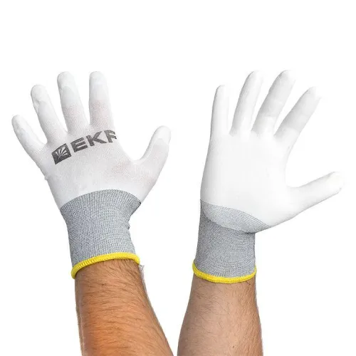 Перчатки рабочие PROFI Touch для чистовых работ (15 класс 8 размер) Expert EKF pe15pm-8-exp фото 6