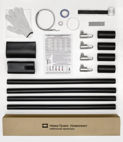 Муфта кабельная концевая универс. 1кВ 1ПКВ(Н)ТпбН-4х(35-50) с болт. наконечн. Нева-Транс Комплект 22020146