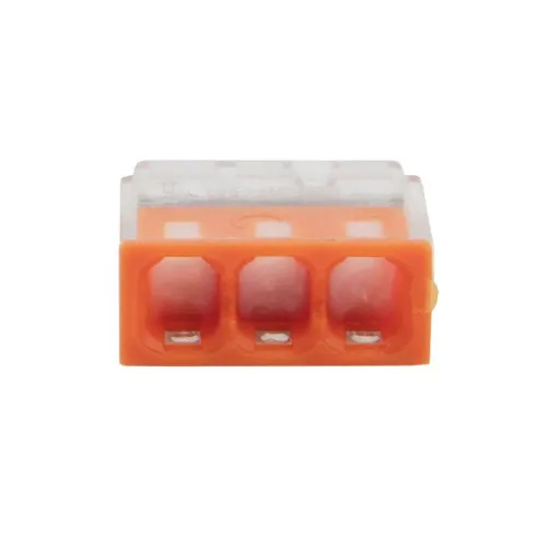 Экспресс-клемма строительно-монтажная СМК 2273-243 3-проводная 0.5-2.5кв.мм с пастой (уп.100шт) Rexant 07-3217 фото 2