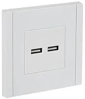 Розетка USB A+A 3.1А FORTE&PIANO FP249 бел. IEK FP-U21-D31-K01