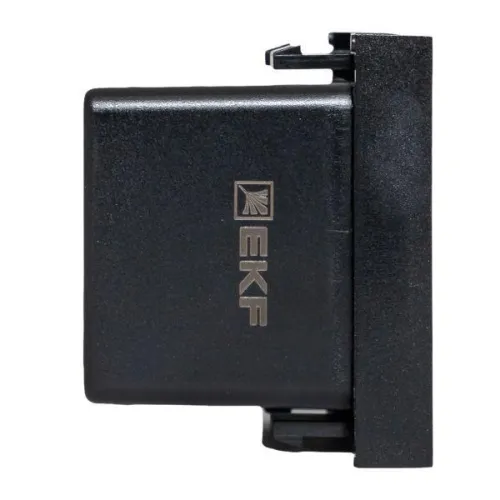 Розетка USB 2-м A+C 2.1А без индикатора черн. матов. EKF E2MR2B-21USB-10-AC фото 4