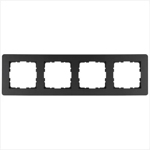 Рамка 4-м G-Flex антрацит Jasmart G1104B