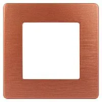 Рамка 1-м 12-5101-14 сатин медь Эра Б0052507