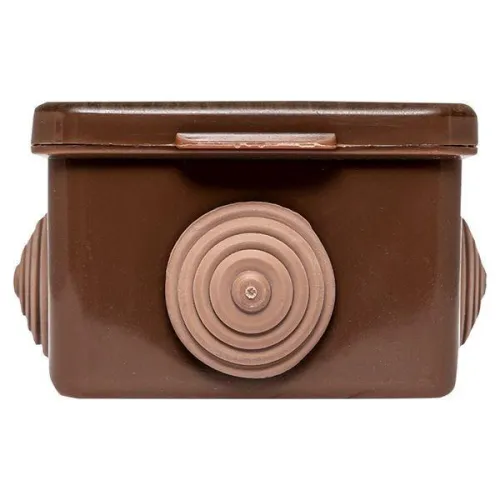 Коробка распаячная КМР-030-036 пылевлагозащ. 65х65х50 4 мембранных ввода темн. дерево PROxima EKF plc-kmr2-030-036-t фото 5