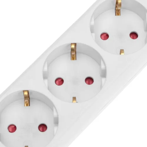 Удлинитель 3х3м с заземл. STANDARD 3х1кв.мм бел. Rexant 13-4010 фото 3