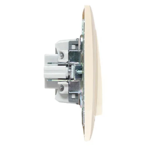 Выключатель 1-кл. СП Валенсия 10А перекрестный крем. EKF EWV10-221-20 фото 4