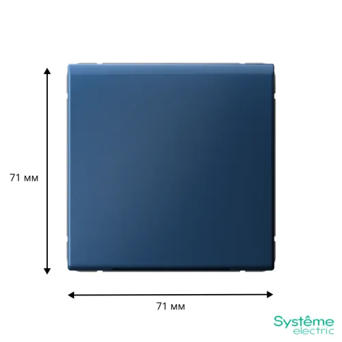 Вывод кабеля ArtGallery механизм аквамарин SE GAL001199 фото 2