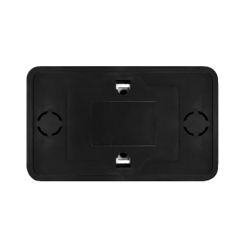 Розетка 2-м ОП Олимп 16А IP20 без заземл. черн. Universal 2215 фото 2