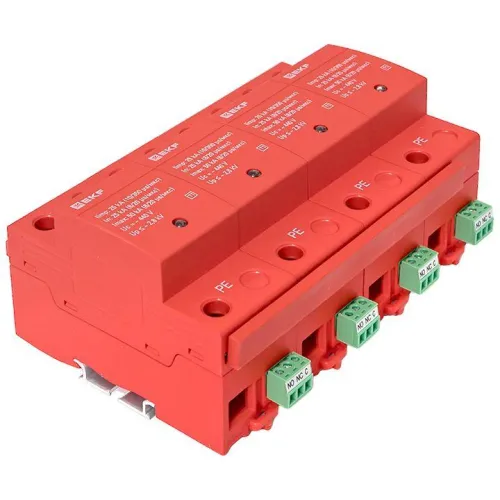 Устройство защиты от импульсных перенапряжений класс 1 Iimp 25кА (10/350мкс) 4P EKF spd-t1-4p фото 10