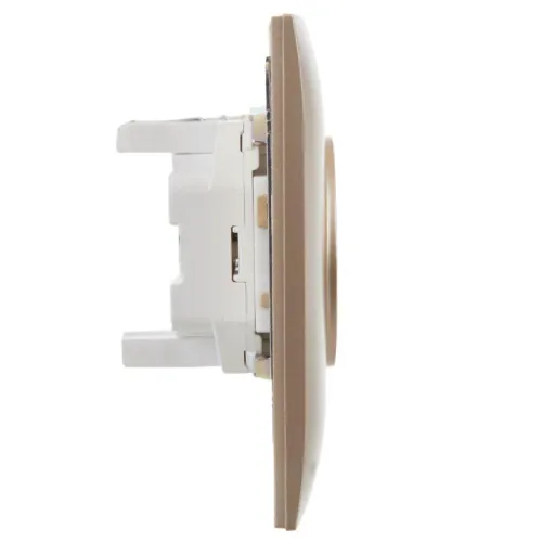 Розетка 2-м SKANDY 10А без заземл. защ. шторки в сборе SK-R09Sa песочн. IEK SK-R23-10-K98-F фото 5