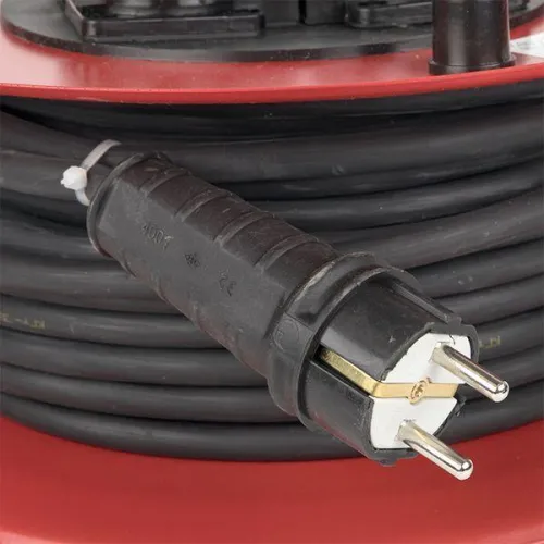 Удлинитель на катушке 4х20м с заземл. 16А IP44 Гефест 2.0 3.5кВт КГ 3х2.5 с предохранителем PROxima EKF UKG02-16-R325-4-20-IP44 фото 3