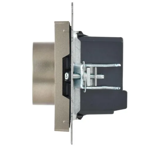 Термостат электронный с индик. BRITE СП IP20 ТС10-1-БрШ механизм шампань IEK BR-RT11-K37 фото 3