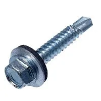 Саморез кровельный 4.8х35 цинк (уп.60шт) коробка СТРОЙМЕТИЗ 2070034