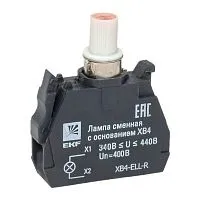 Лампа сменная с основанием XB4 красн. 400В PROxima EKF XB4-ELL-R