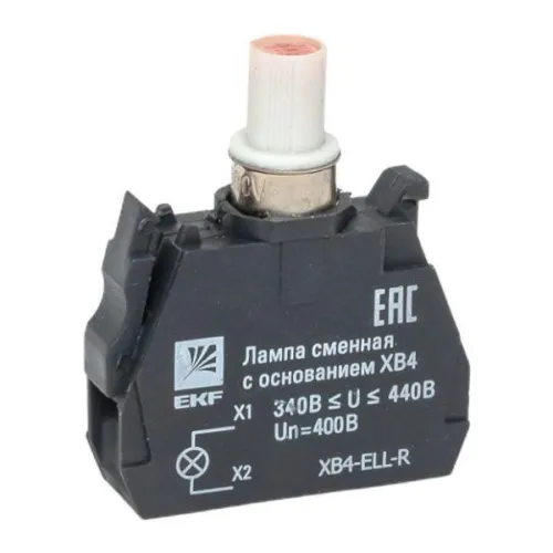 Лампа сменная с основанием XB4 красн. 400В PROxima EKF XB4-ELL-R