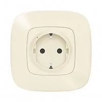 Розетка умная 2К+З Valena Allure 16А 230В сл. кость Netatmo 752694