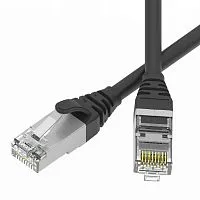 Патч-корд экранированный SLIM CAT6 S/FTP 4х2 28 AWG LSZH 5м черн. DKC RN6SF4550BK-28