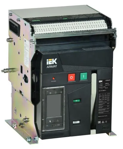 Выключатель автоматический воздушный 3п A 1250А 55кА TT стац. с комплектом аксессуаров ARMAT IEK AR-ACB-3FA-055-1250A-TTCF