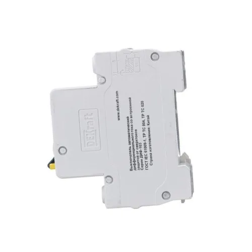 Выключатель автоматический дифференциального тока 2п (1P+N) C 10А 30мА тип AC 4.5кА ДИФ-103 DEKraft 16051DEK фото 4