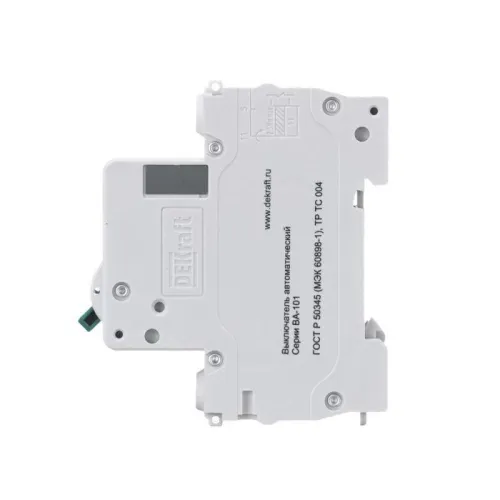 Выключатель автоматический модульный 1п C 20А 4.5кА ВА-101 DEKraft 11055DEK фото 4