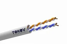 Кабель витая пара U/UTP 2х2х24AWG кат.5E PVC TOKOV ELECTRIC TKE-C06-U22-5E-305-PVC