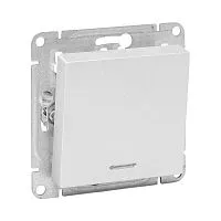 Выключатель 1-кл. СП Эпика с подсветкой механизм алюм. EKF UP1-SWA-14