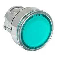 Механизм кнопки исполнительный XB4 зел. плоский возвратный без фиксации с подсветкой IP65 EKF XB4BW-G-65