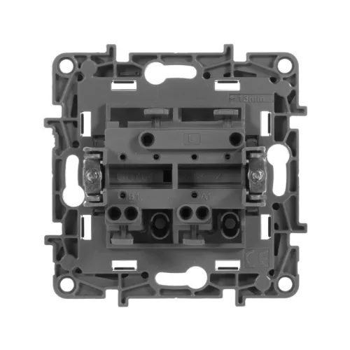 Выключатель 2-кл. СП Etika 10А IP20 250В 10AX авт. зажимы механизм антрацит IEK 672602 фото 6